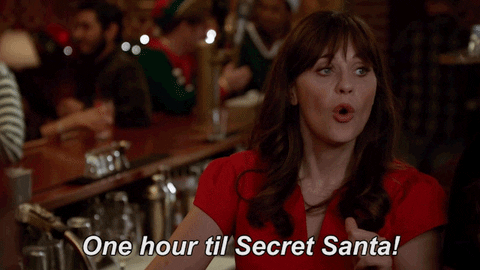 New Girl - Secret Santa gif