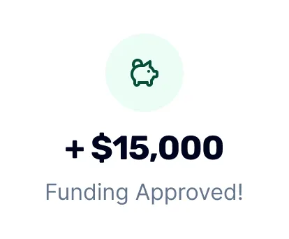 $15,000 of funding being approved as an example.
