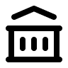 Illustration of a bank reconciliation process showing a laptop with financial graphs, documents, and an accounting ledger with a calculator and pen.